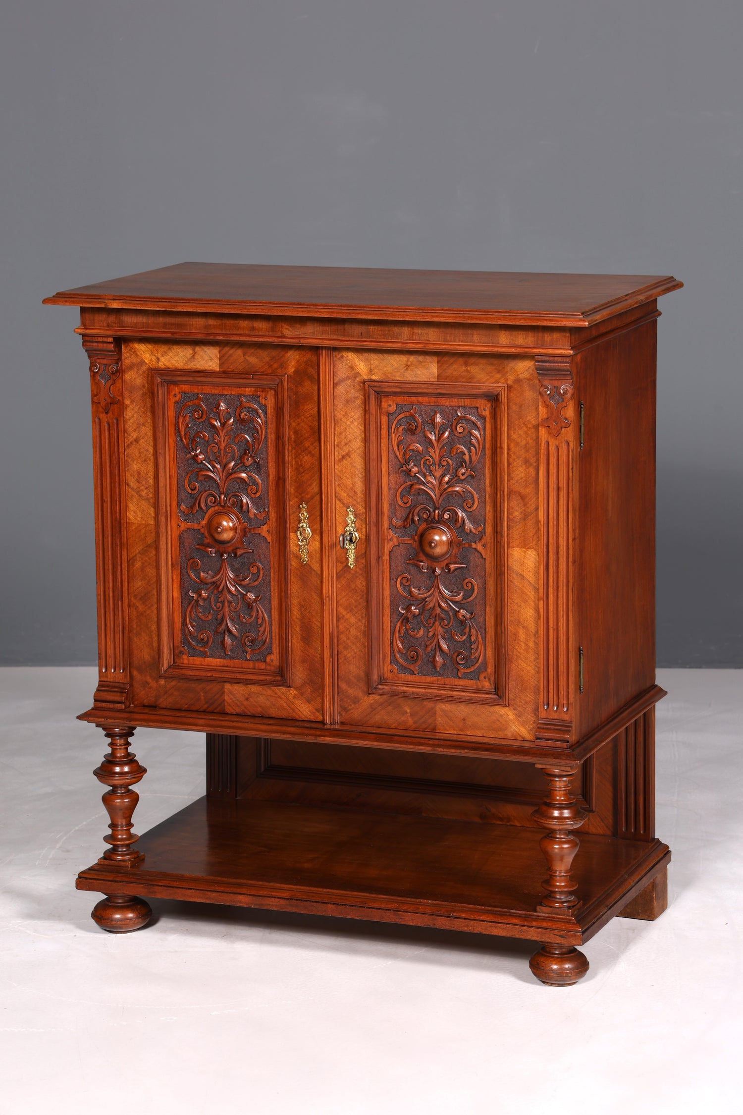 F899 Finish cm Traumhaftes Gründerzeit Vertiko Jugendstil Schrank Antik Highboard Kommode