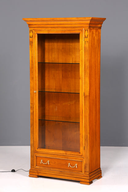 Traumhafte Original Selva Vitrine Antik Stil massiv Holz Buffet Villa Borghese Schrank Regal