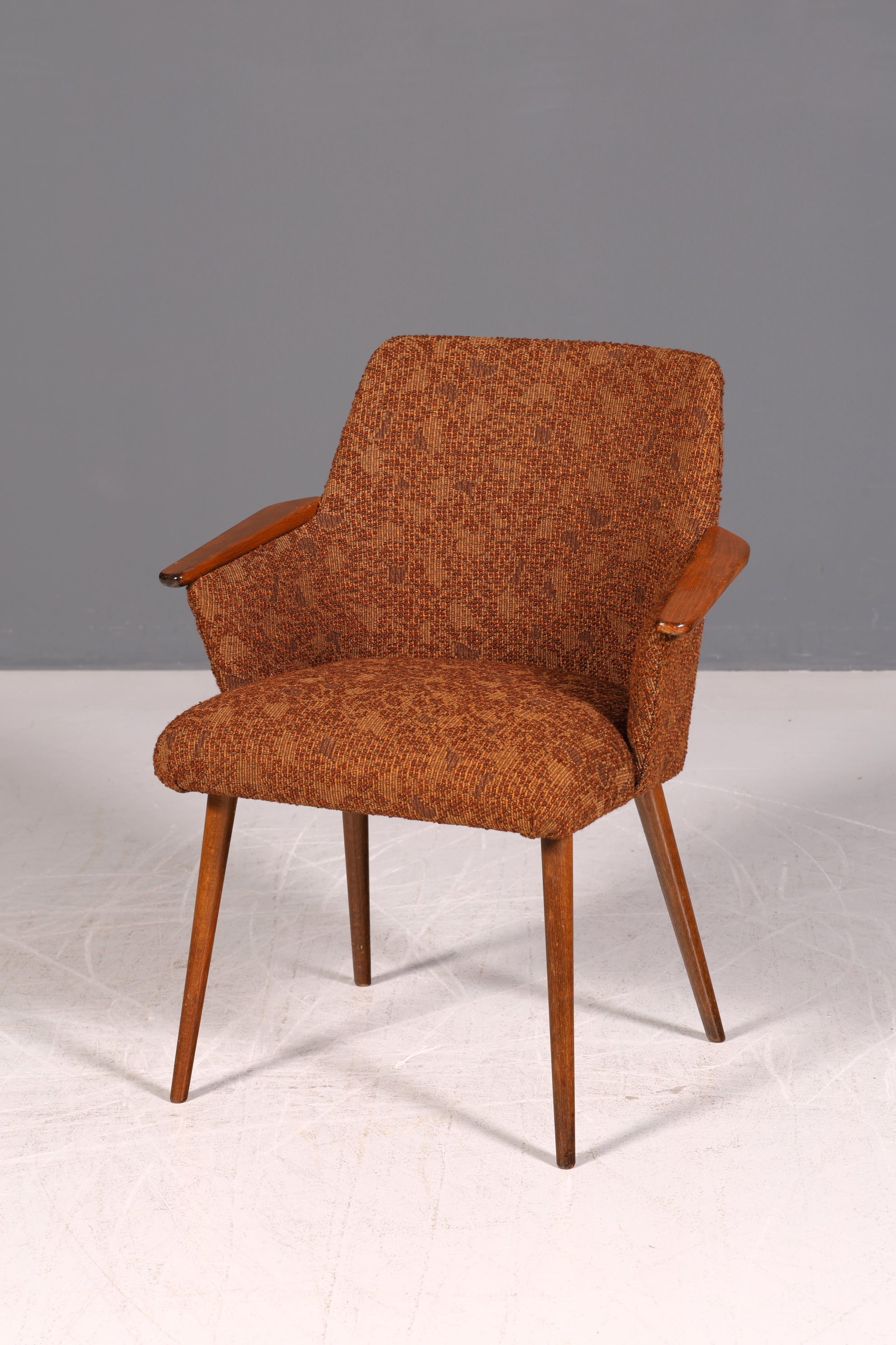 Wunderschöner Mid Century Stuhl Retro Armlehnstuhl Cocktailstuhl Küchenstuhl Sekretär Stuhl 4 von 4