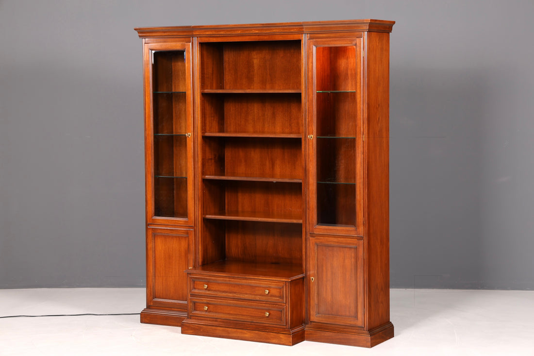 Beautiful original Selva bookcase, bookshelf, display cabinet, shelving unit, library, Made in Italy, vintage