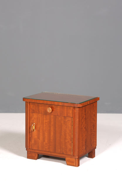 Schlichte Mid Century Kommode Vintage Klappschränkchen Danish Design Nachttisch 1 von 2