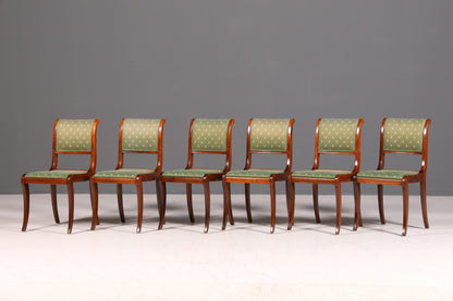 6x Elegant English Dining Chairs 60s Kitchen Chairs Dining Room Chairs Chair Set