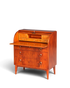 Traumhafter Mid Century Rollladen Sekretär echt Holz Büro Schrank Vintage Schreibkommode