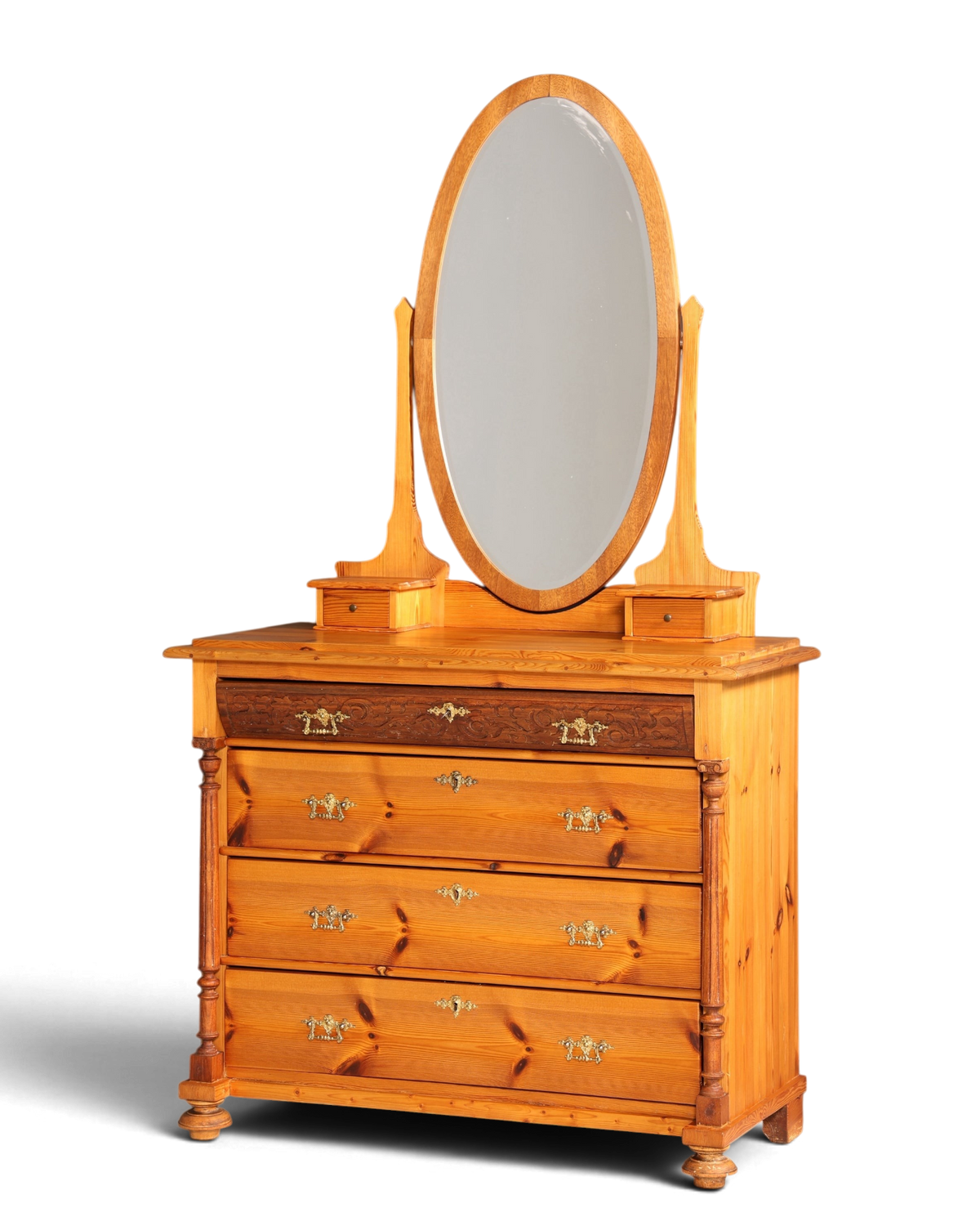 Gründerzeit Kommode Louis Philippe Sideboard mit Spiegel – Hauptstadt Möblerei Berlin