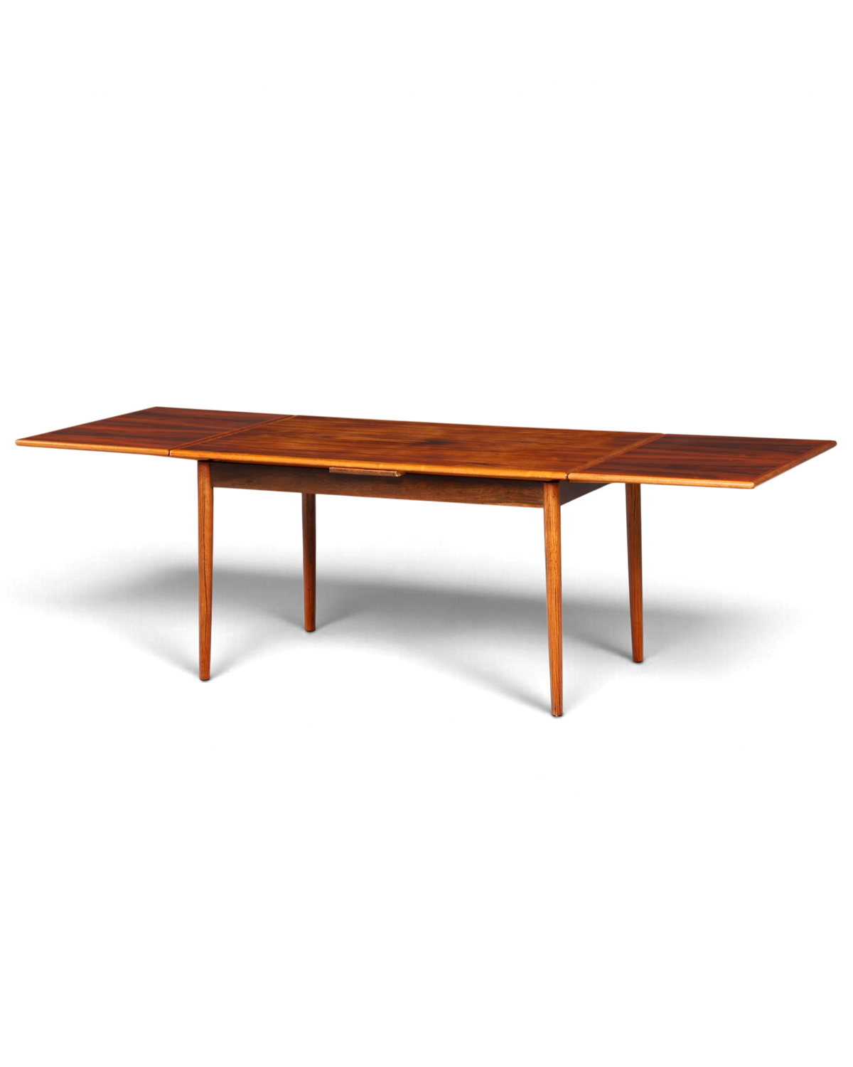 Hauptstadt Möblerei Mid-Century Esstisch aus Echtholz mit Ausziehfunktion im Vintage Danish Design
