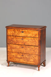 Stilvolle Louis Philippe Kommode Nussbaum Gründerzeit Schubladenkommode um 1890