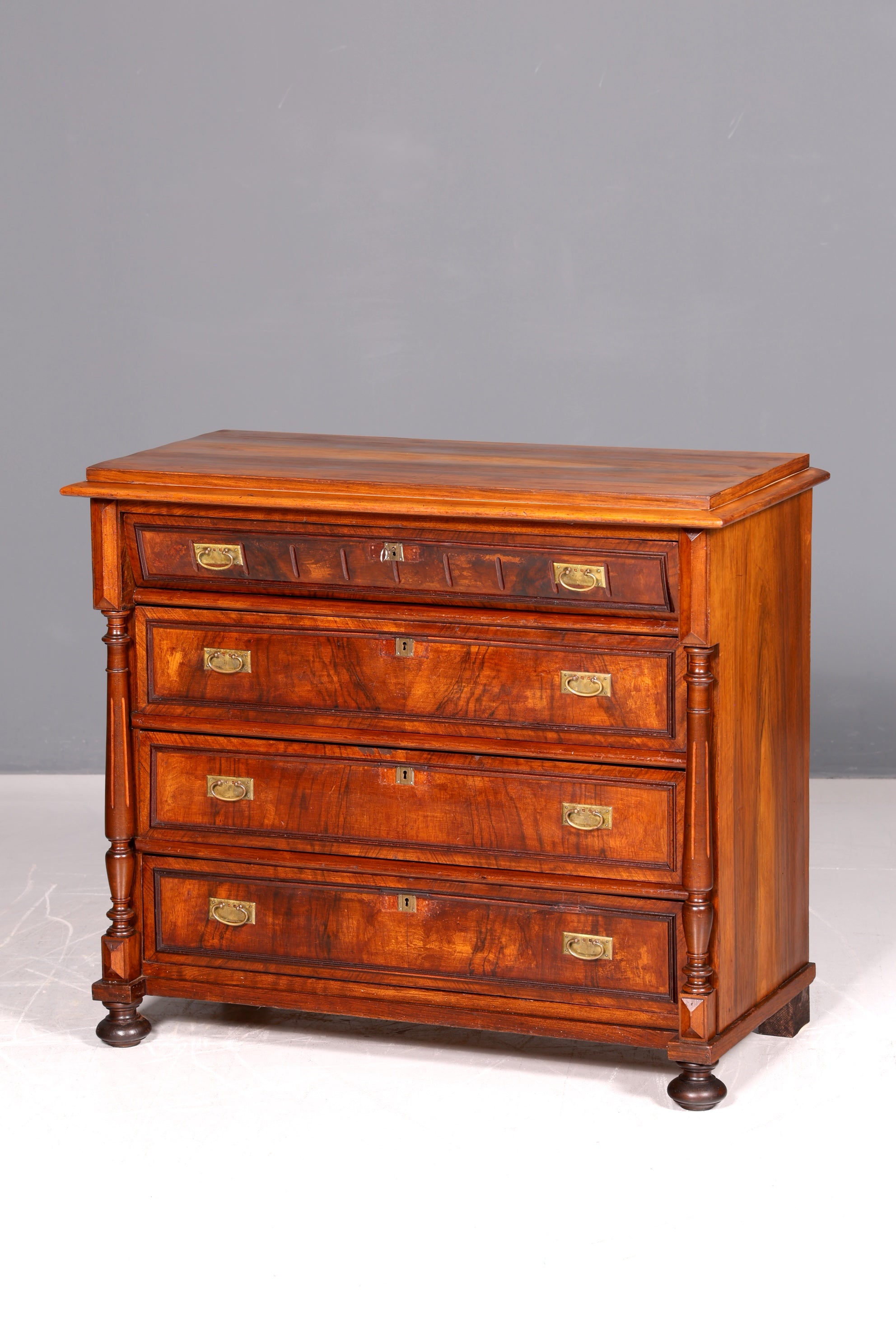 Wunderschöne Gründerzeit Kommode Jugendstil Antik Sideboard Schubladenkommode Wäschekommode um 1900