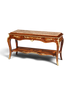 Traumhafte Barock Stil Konsolen Tisch Marmor Antik Stil Intarsien Konsole
