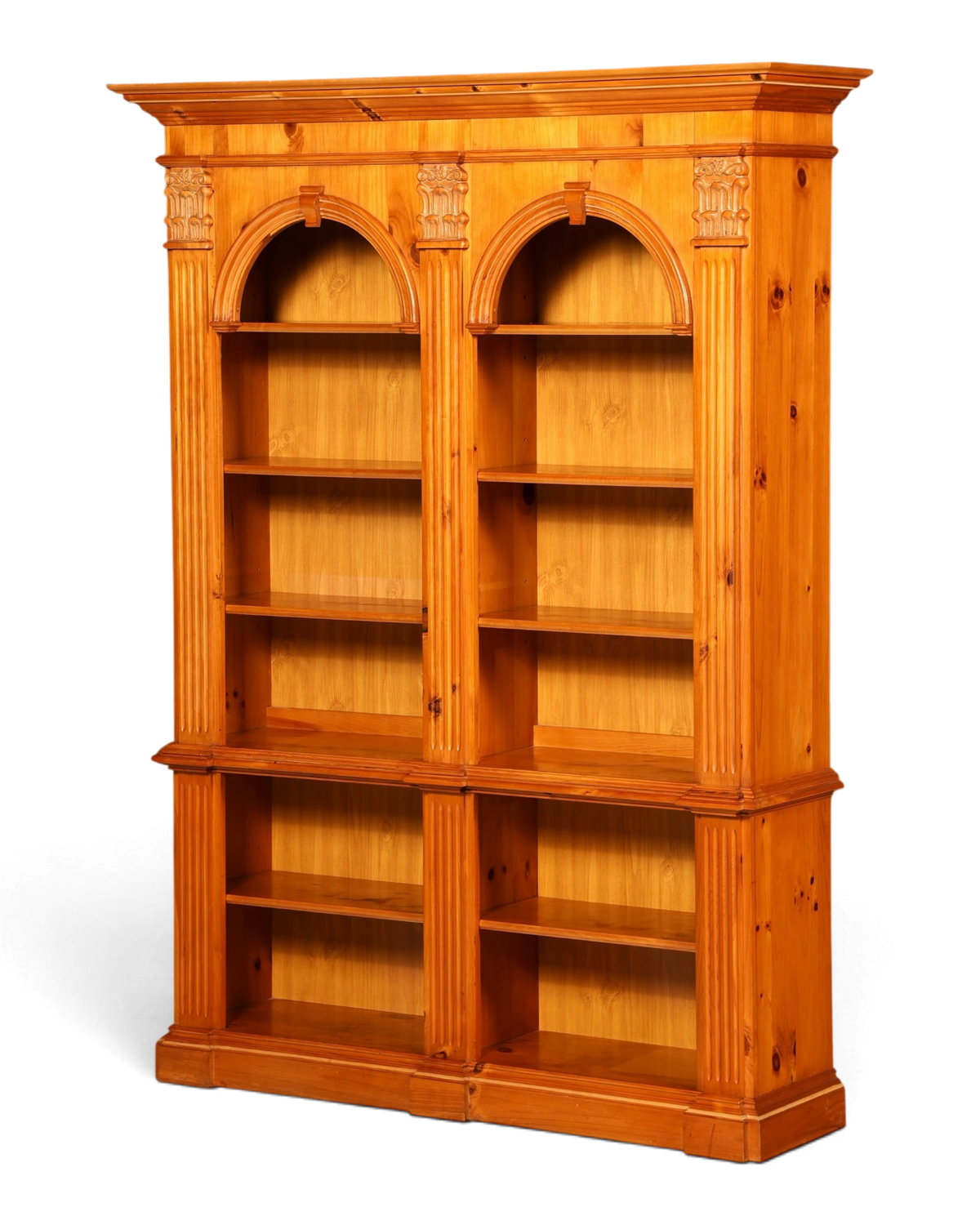 XXL Ethan Allen Bücherregal Antik Stil Kiefer Bibliothek Legacy 2 von 2 – Hauptstadt Möblerei Berlin
