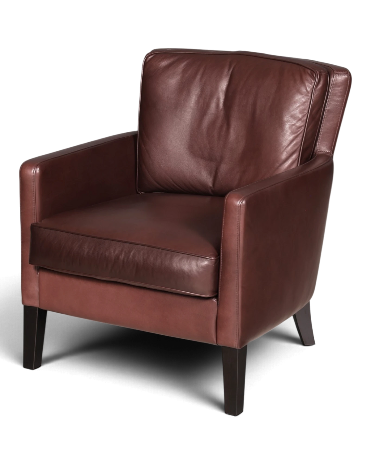 Edler Werther Premio Sessel Echtleder Braun Ledersessel Design Edgar J. Reuter Armlehnsessel 1 von 2