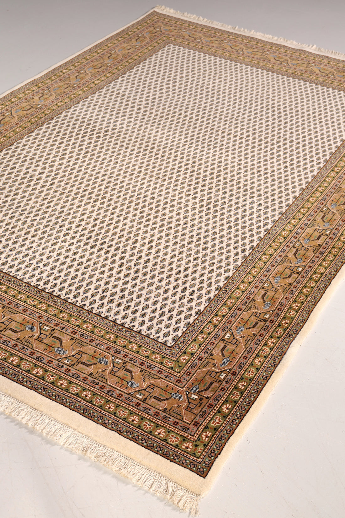 Wunderschöner Orientalischer Schurwolle Teppich Wohnzimmer Teppich Orient Teppich Kurzflorteppich aus Indien