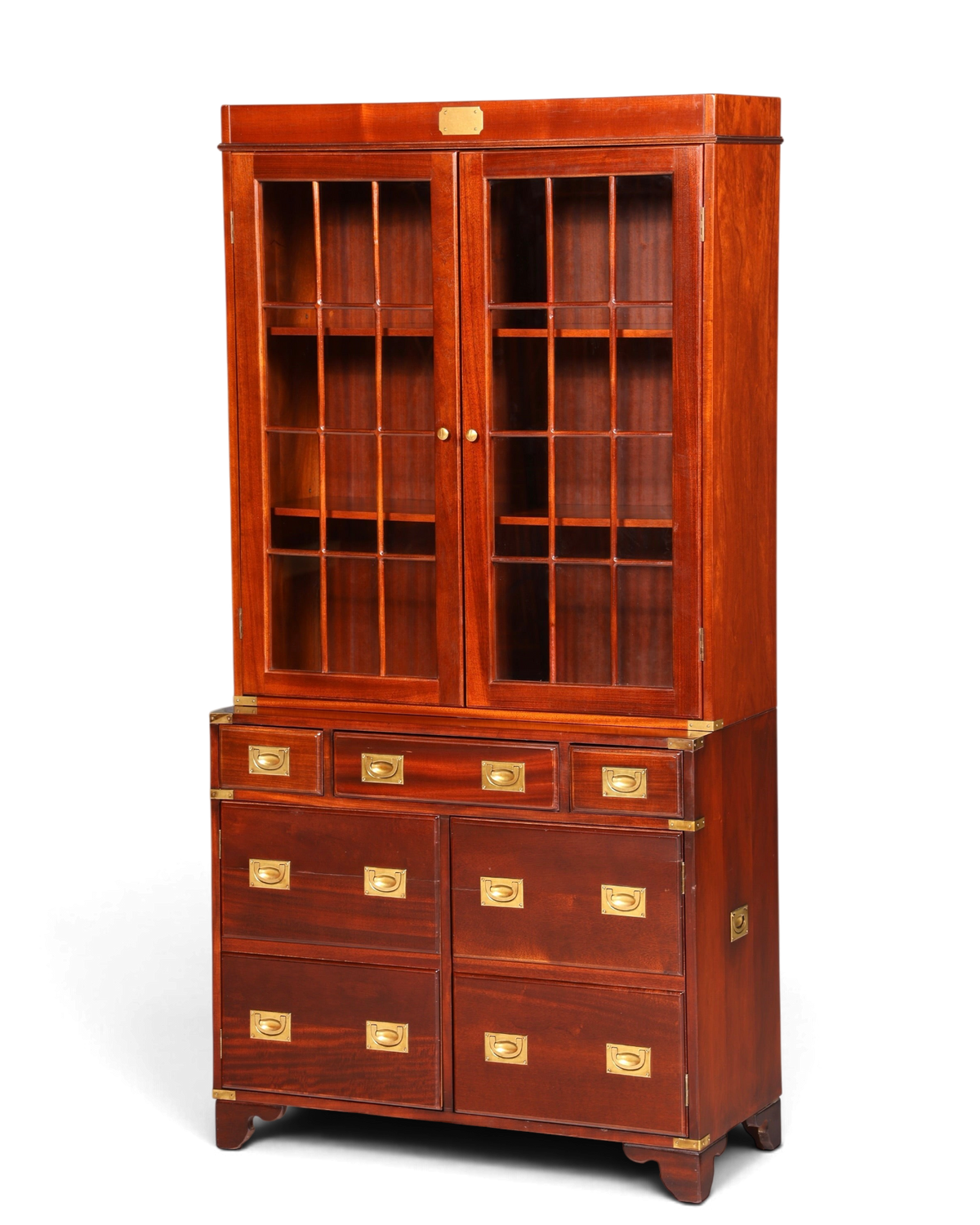 Maritimer Vitrinenschrank Englischer Schrank Bibliothek – Hauptstadt Möblerei Berlin