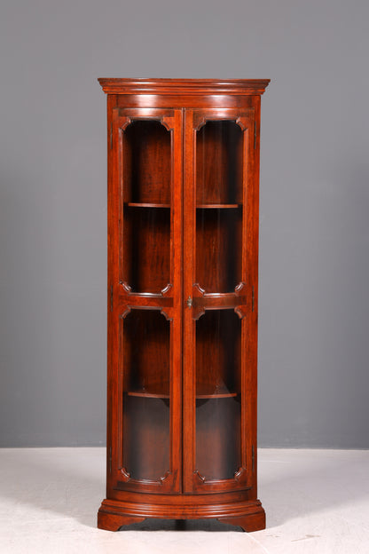 Wunderschöne Original Selva Eckvitrine Antik Stil Vitrine Schrank Geschirrschrank Glasvitrine Eckschrank 2 von 2