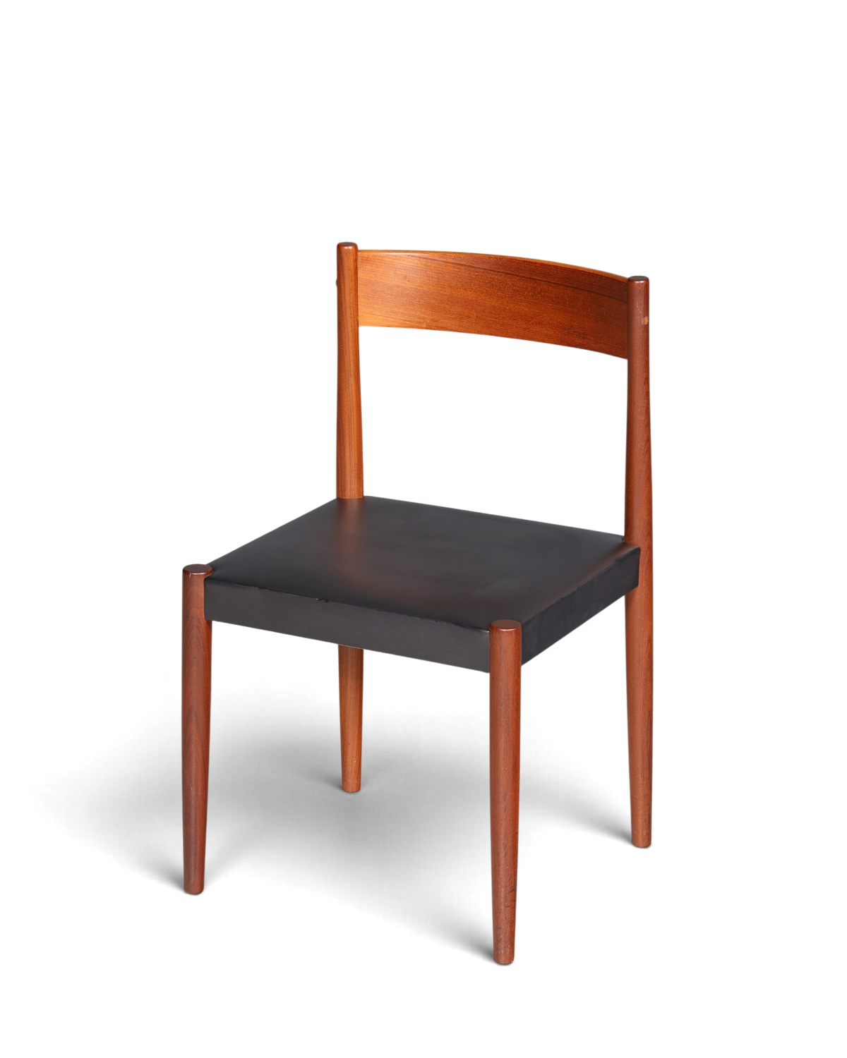 Mid Century Stuhl Palisander Leder Danish Design 2 von 2 – Hauptstadt Möblerei Berlin