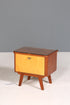 Wunderschöne Mid Century Kommode Vintage Klappschränkchen Retro Nachttisch 1 von 2