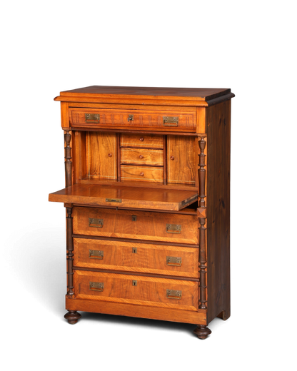 Traumhafter Gründerzeit Sekretär Jugendstil Kommode Antik Schubladenkommode Vertiko Highboard