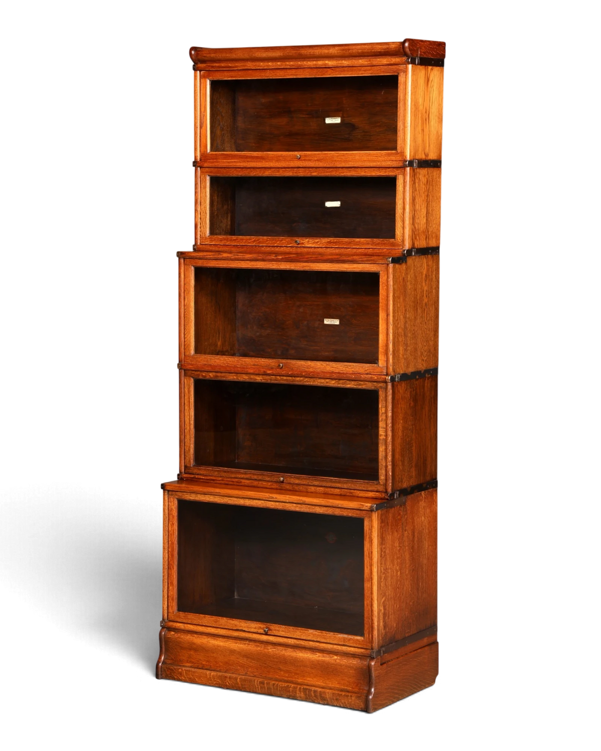 Klassisches Original Globe Wernicke Bücherregal 6 Module Vitrine Modulregal Englisch Bibliothek Echt Holz