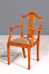 Edler Englischer Stuhl im Hepplewithe Stil Englisch Armlehnstuhl Dining Chair Küchenstuhl Sekretär Stuhl 2 von 2