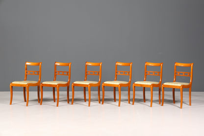 6x Edle Englische Stühle Englisch Dining Chairs Antik 60er Jahre Küchenstühle Stuhlset