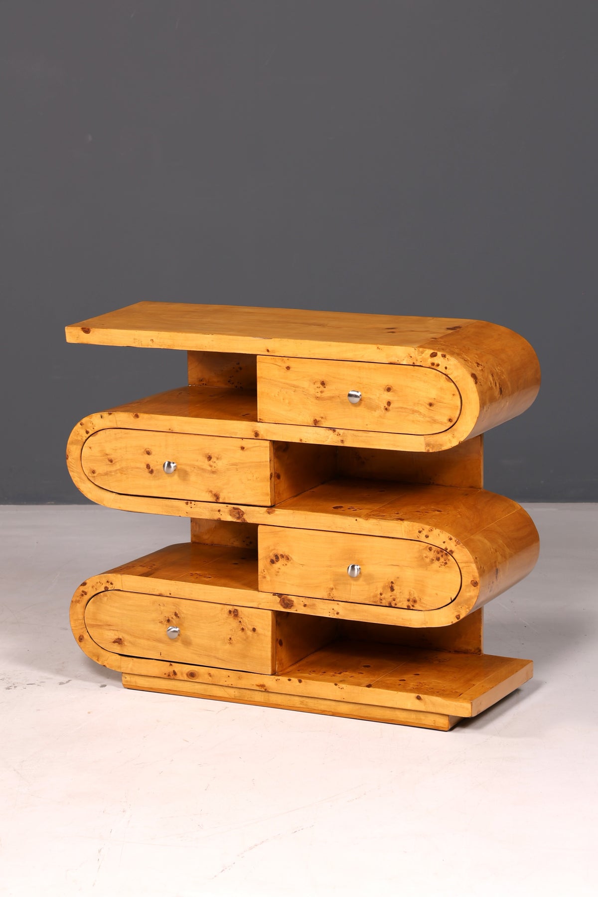 Dreamy Art Deco-style sideboard, bookcase, Biedermeier-style antique dresser and shelving unit