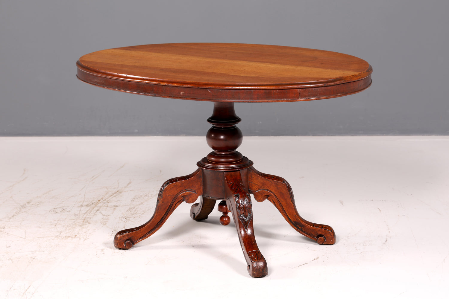 Edler Louis Philippe Esstisch Oval Tisch Echt Holz  Esszimmertisch Englisch Küchentisch