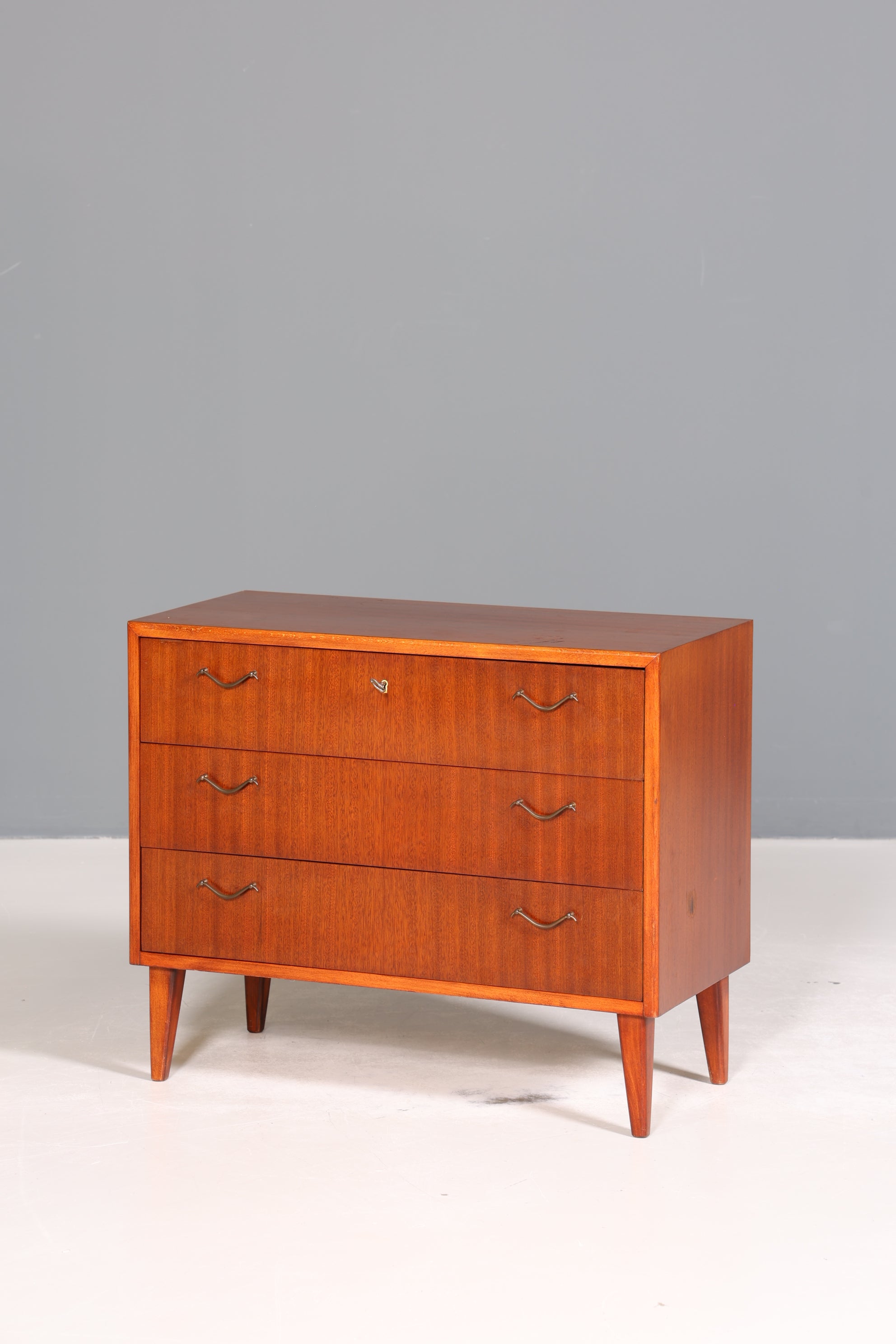 Stilvolle Mid Century Kommode Vintage Flur Kommode 60s Schubladenkommode