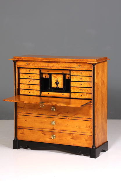 Traumhafter Original Biedermeier Sekretär um 1860 Kommode Antik Bürokommode