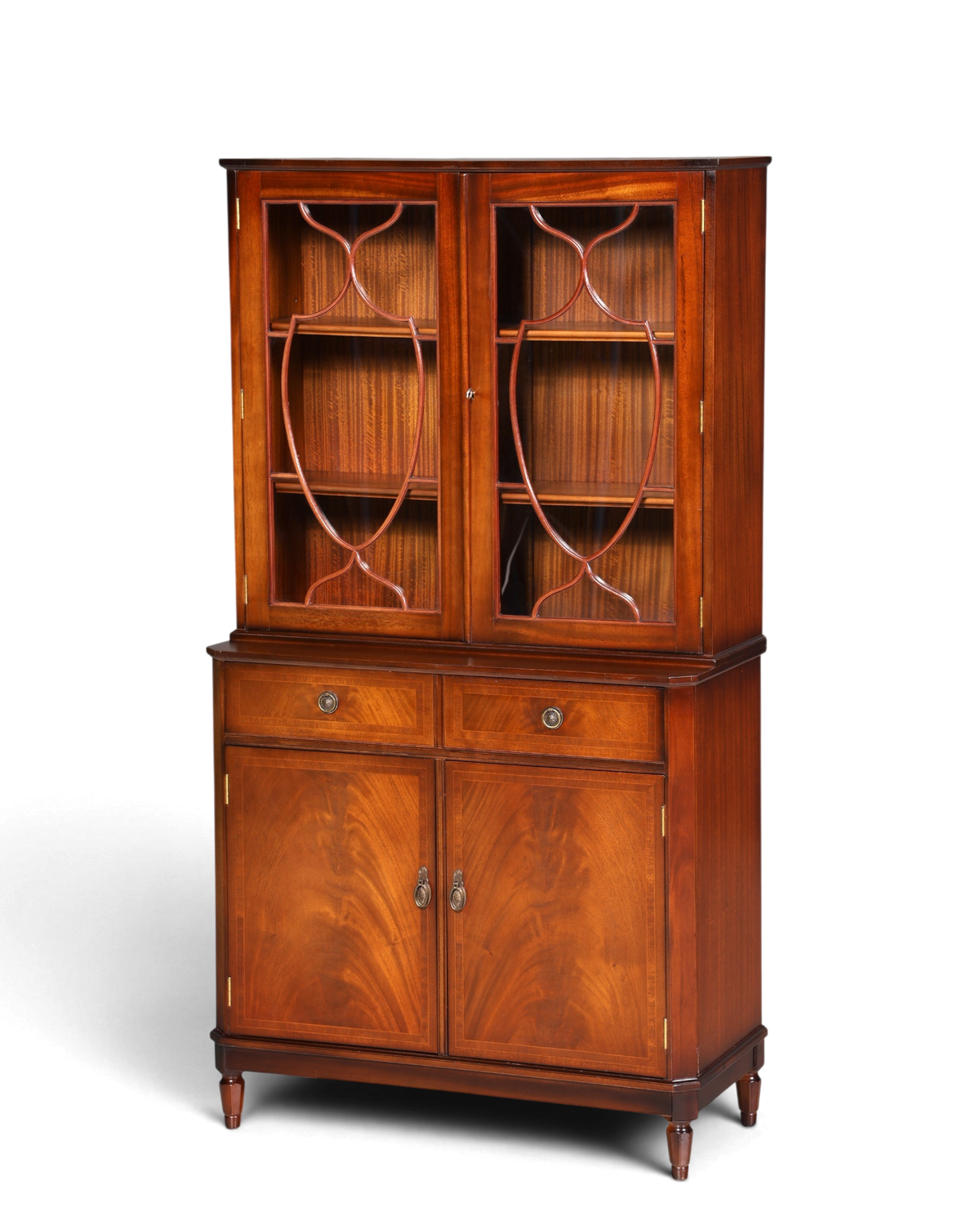 Englische Vitrine Bibliothek Bücherschrank UK Buffet Schrank 60s Jahre – Hauptstadt Möblerei Berlin