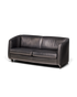 Hauptstadt Möblerei De Sede DS-32 c 2-li siyah gerçek deri tasarımcı kanepe, 90&