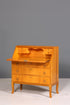 Schlichter Mid Century Sekretär Vintage Schreibmöbel echt Holz Kommode Office Secretary