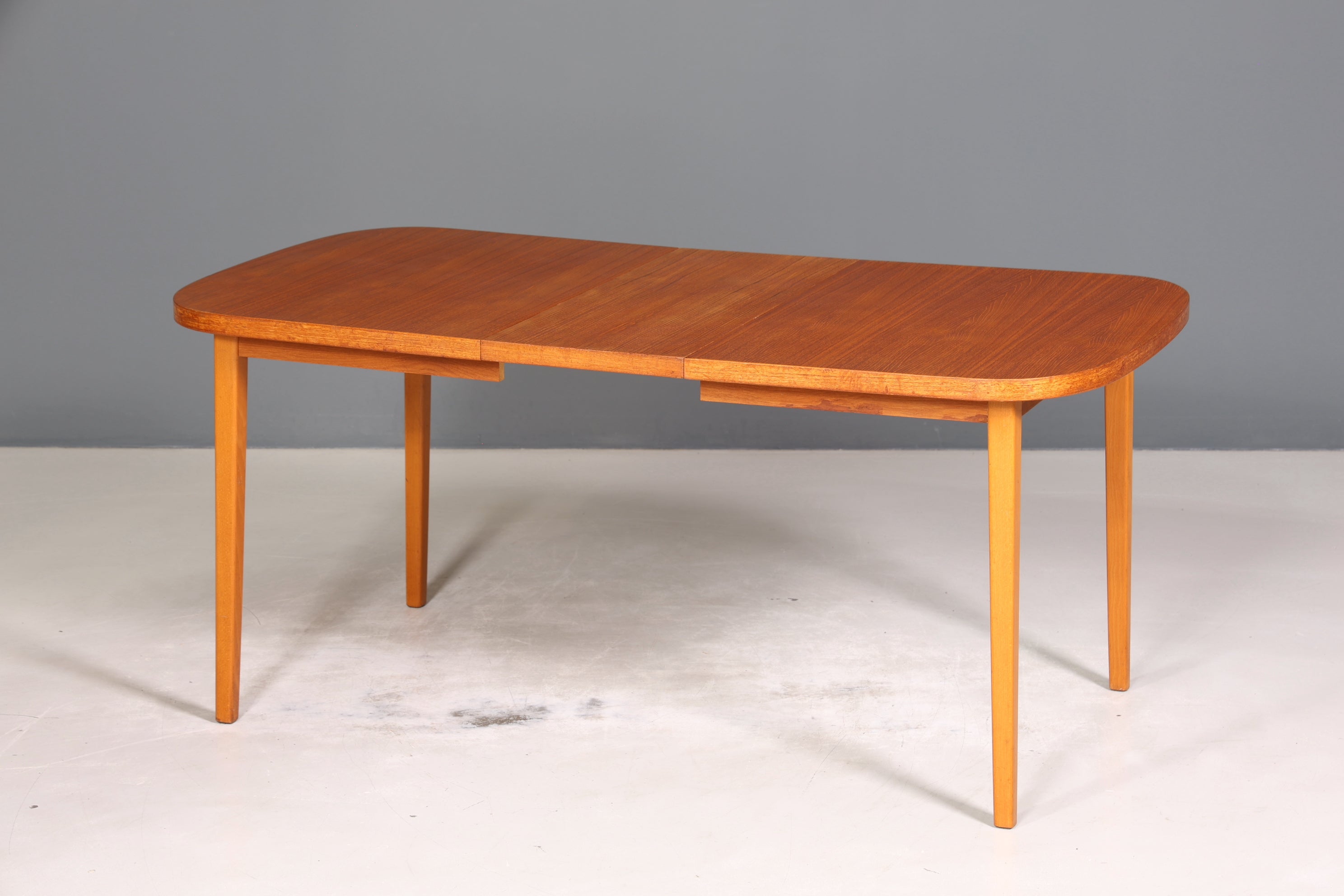 Traumhafter Mid Century Esstisch ausziehbarer Danish Design Teak Holz Küchentisch Esszimmer Tisch