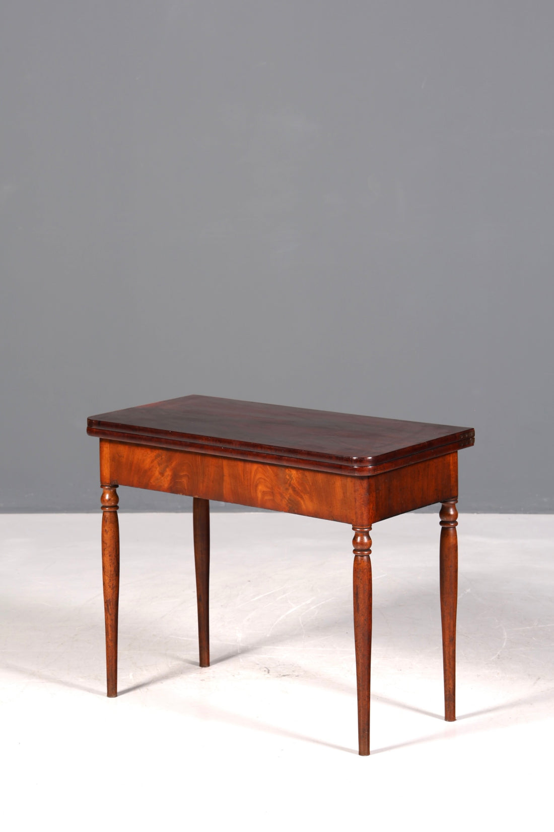 Dreamlike Louis Philippe table, fold-out console table, English desk, real wood antique, game table, kitchen table, dining table