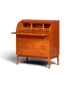 Wunderschöner Mid Century Rollladen Sekretär echt Holz Büro Schrank Vintage Schreibkommode