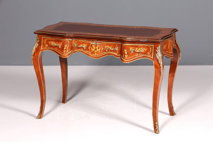 Wunderschöner Louis XV Stil Schreibtisch French Office Desk Antik Stil Bürotisch