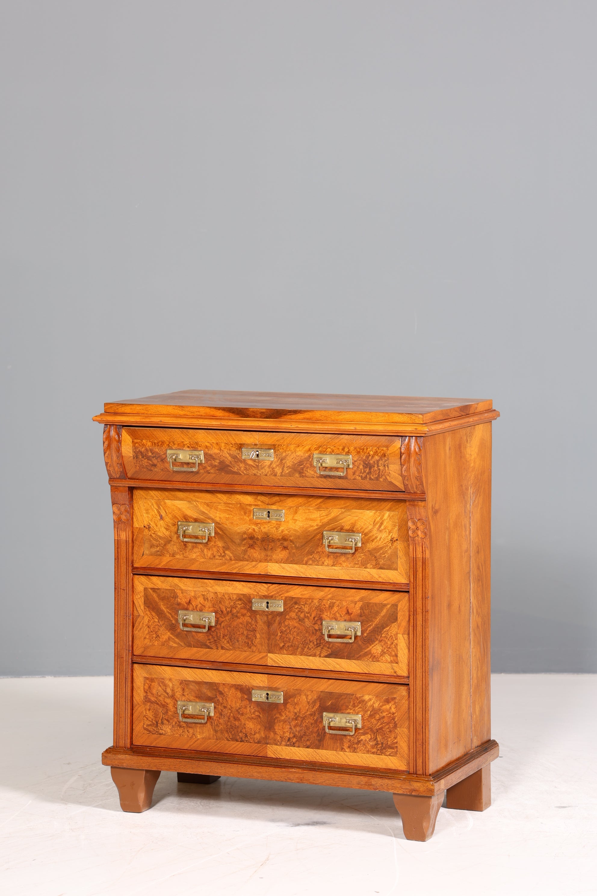 Edle Gründerzeit Kommode Jugendstil Schubladenkommode Antik Wäschekommode