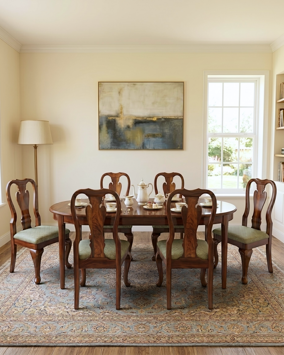 4x Wunderschöne Original Drexel Heritage Stühle Amerikanisch USA Stuhlset Küchenstühle Esszimmer Stühle