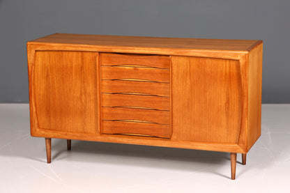 Elegant original Dyrlund sideboard, mid-century modern cabinet, Danish design, teak wood TV cabinet, 1960s buffet