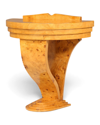 Wunderschöne Art Deco Design Wandkonsole Birke Flurablage Tisch Ablagetisch Konsole