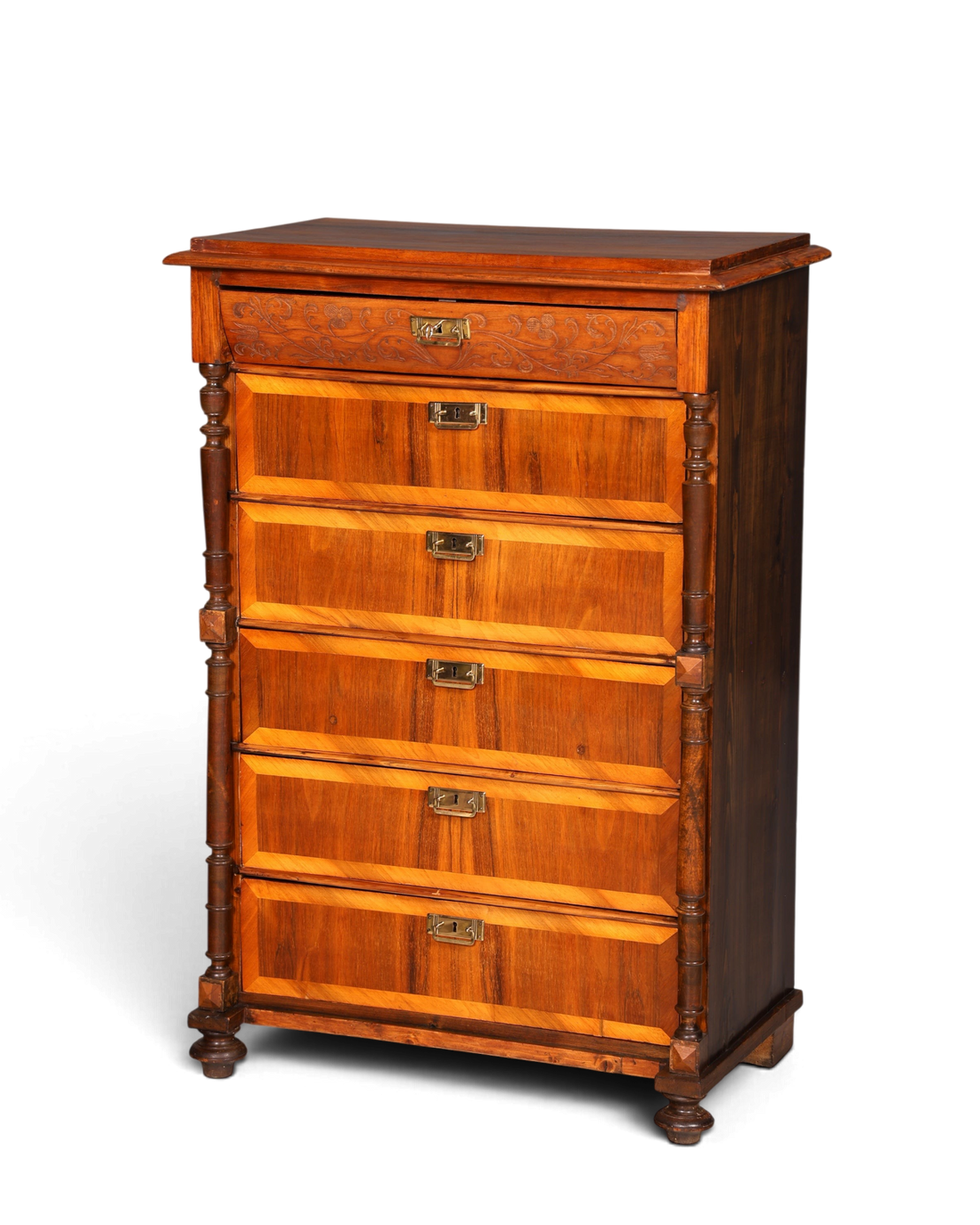 Edle Gründerzeit Kommode um 1890 Jugendstil Vertiko Antik Chiffoniere Wäschekommode