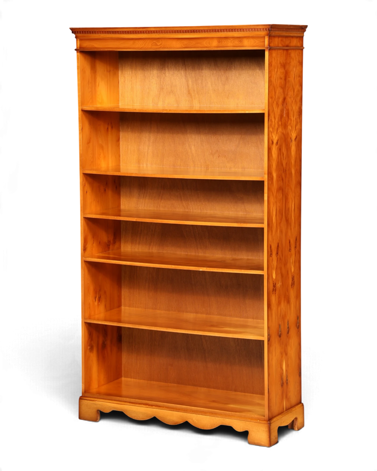 Wunderschönes Englisches Bücherregal Eibe Regal Bookshelf Buchablage Bibliothek Echt Holz Vintage