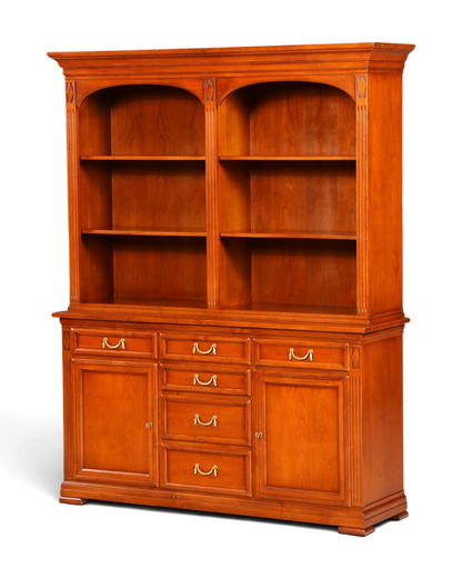G144 Finish cm SELVA Wunderschönes Englisches Bücherregal Eibe Antik Regal Bookshelf Buchablage 60s