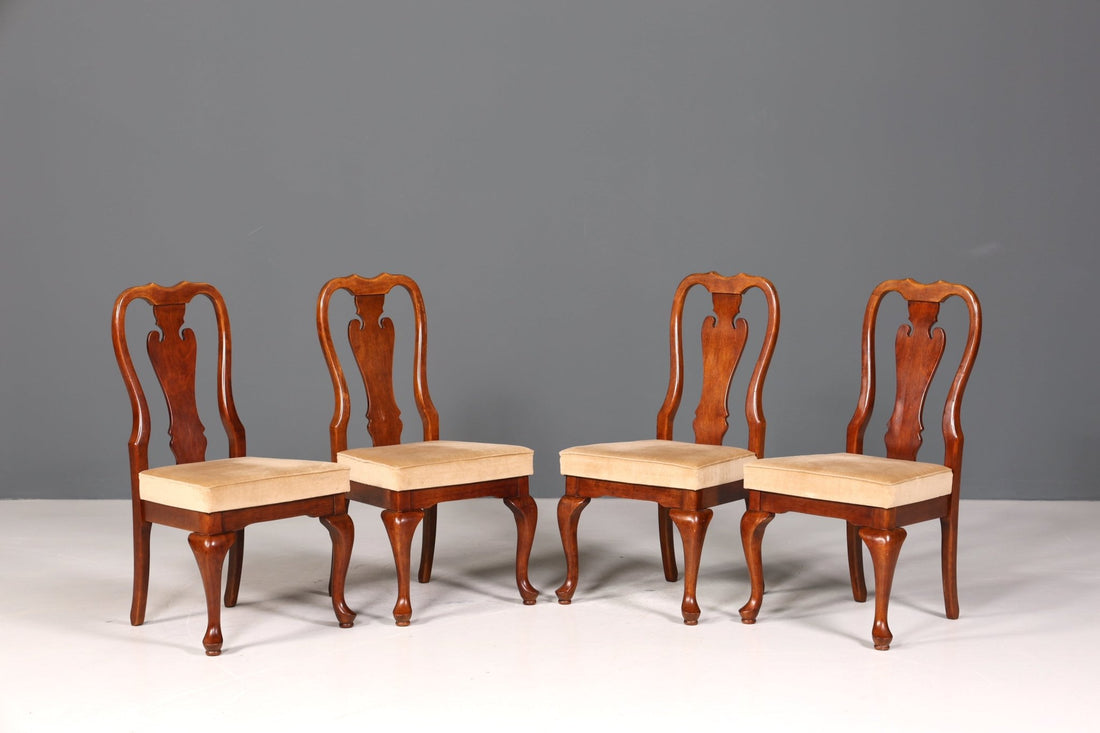 4x Traumhafte Original Drexel Heritage Stühle Amerikanisch USA Stuhlset Küchenstühle Esszimmer Stühle