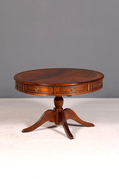 G123 Finish cm Traumhafter Englischer Tisch Couchtisch Englisch Antik Stil Mahagoni Ablagetisch Empire Stil Beistelltisch