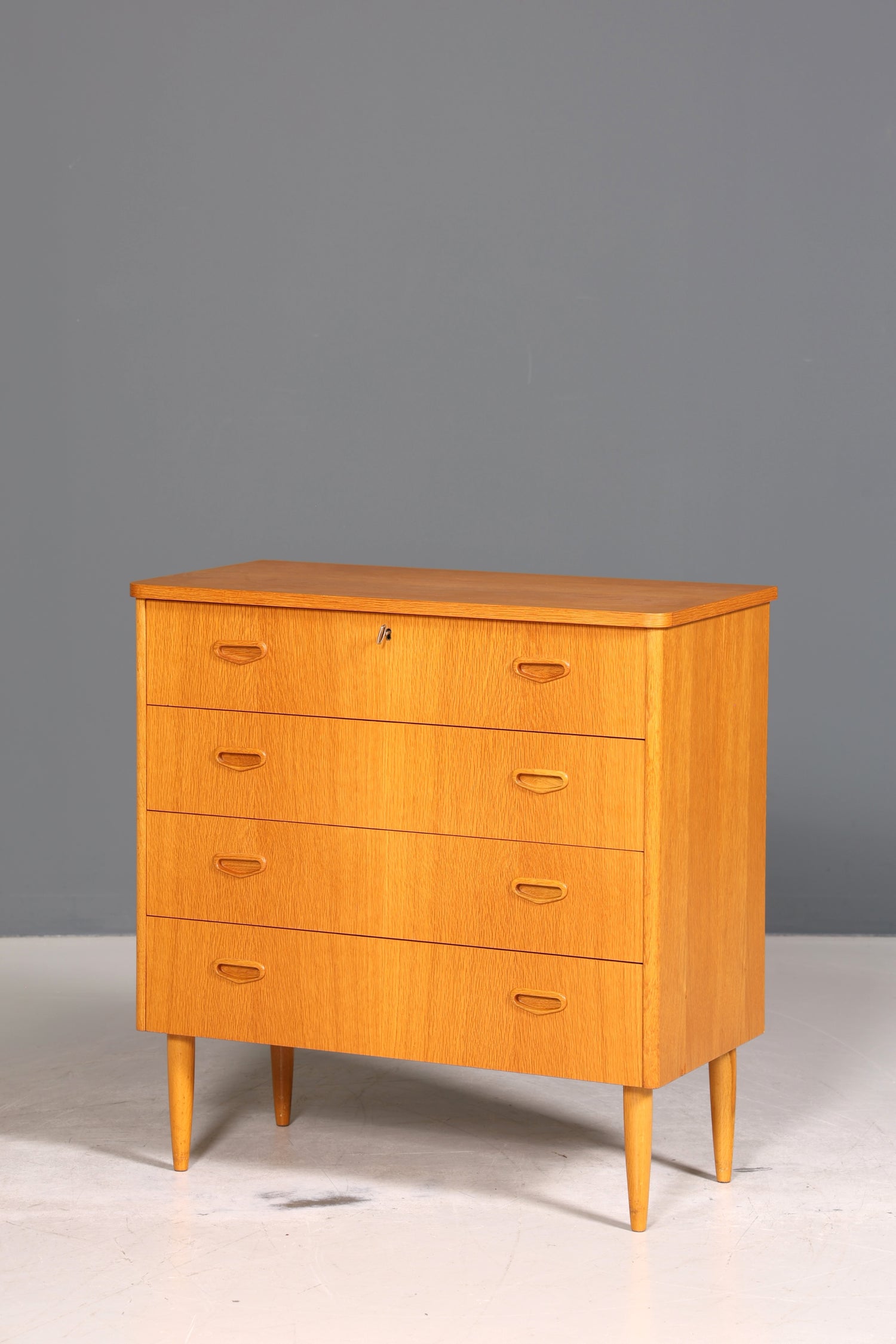 Stilvolle Mid Century Kommode Vintage Flur Kommode 60s Schubladenkommode