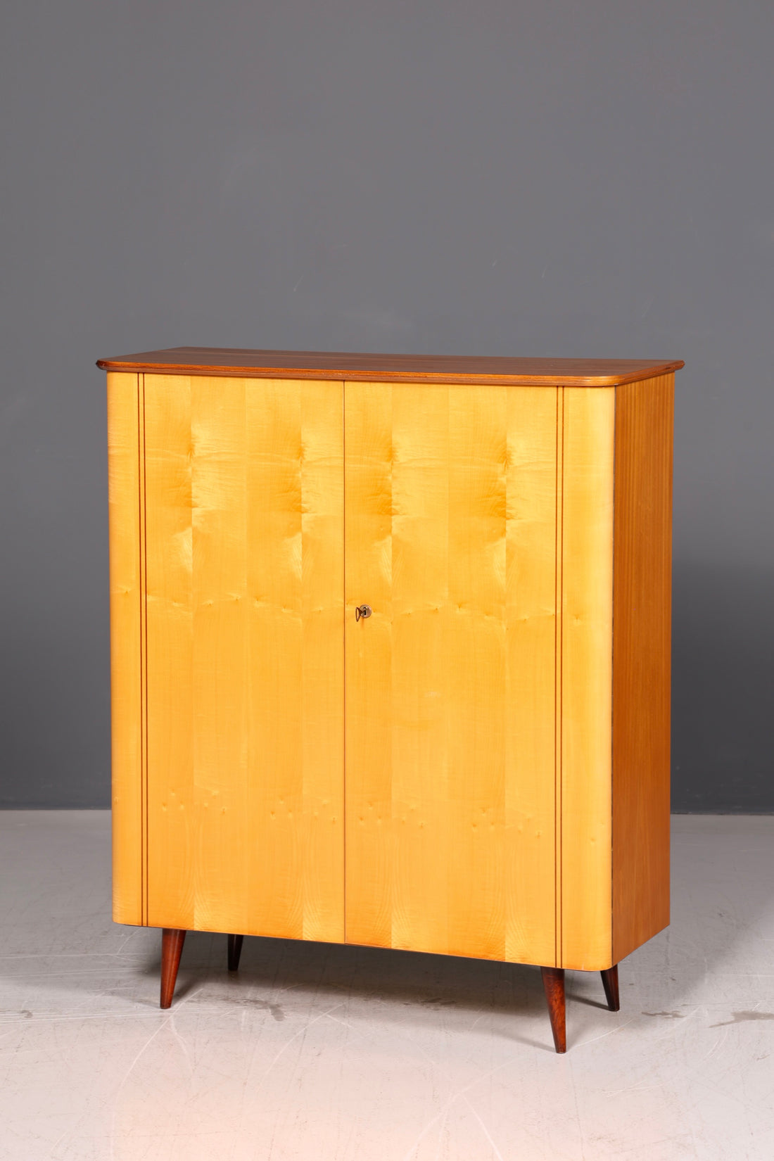 Wunderschöner Mid Century Schrank 60er Jahre Wäscheschrank Aktenschrank Kommode Vintage Holz