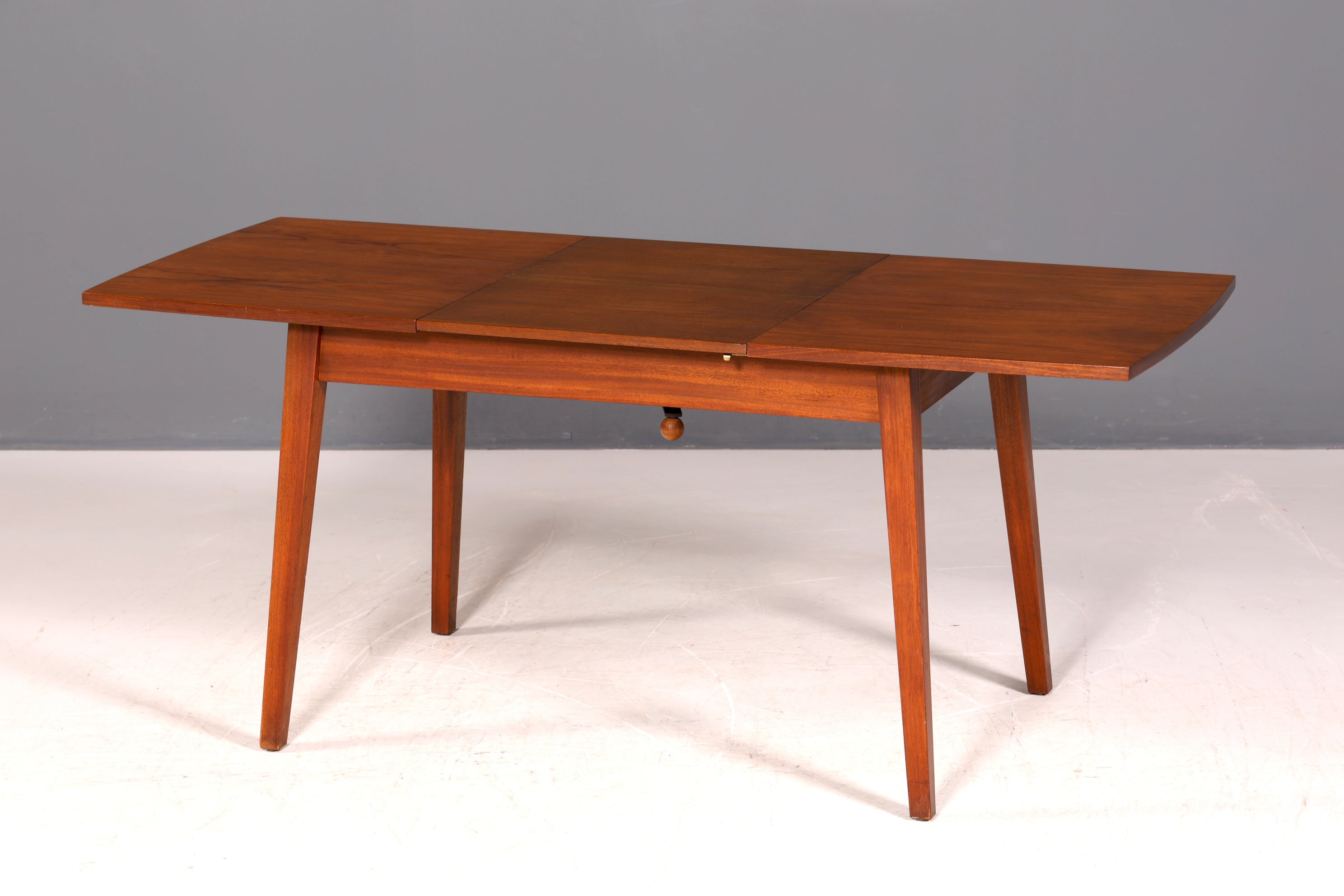 G236 Finish cm Schlichter Mid Century Esstisch ausziehbarer Vintage Tisch Retro Küchentisch (Kopie)