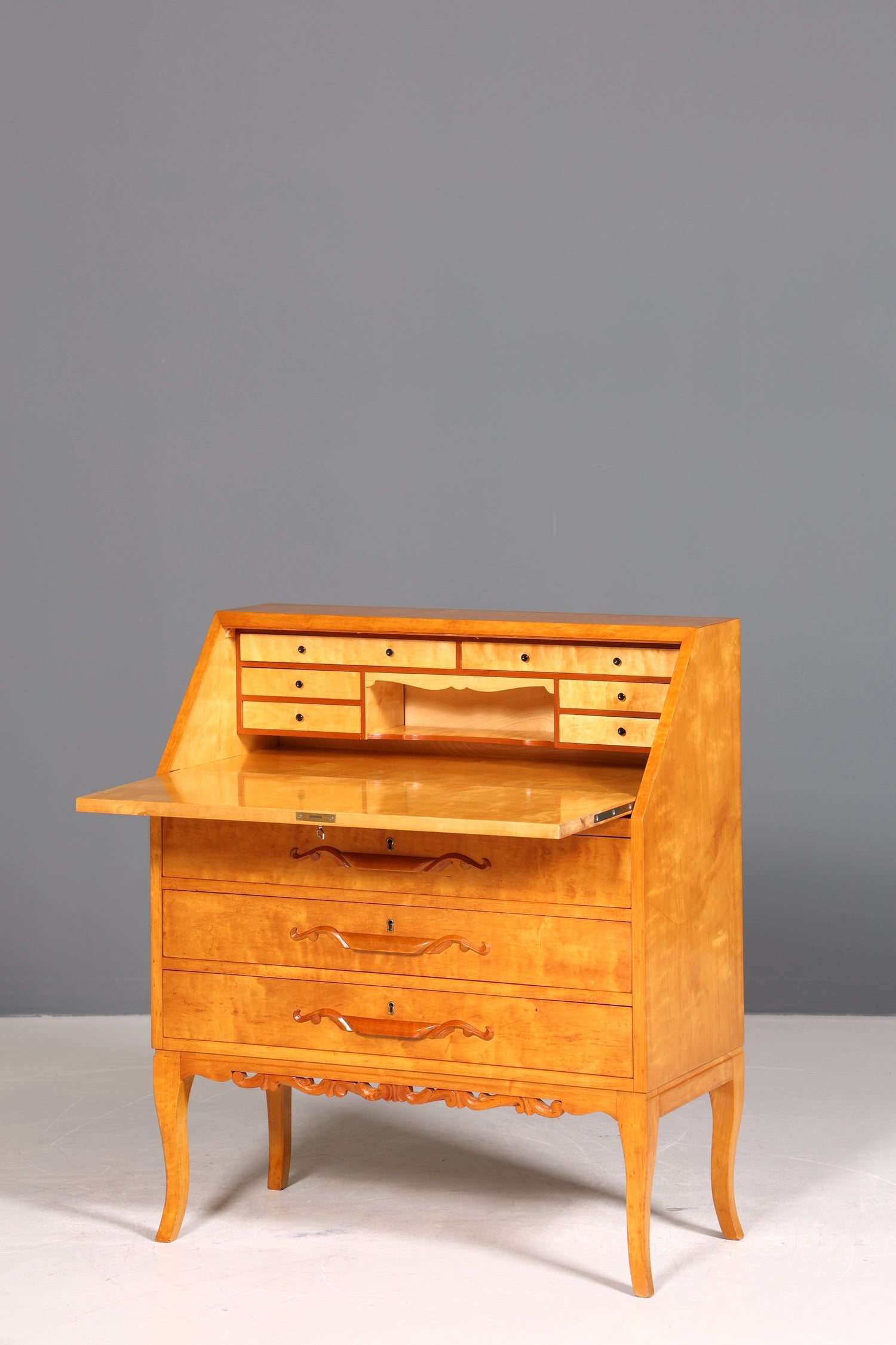 Traumhafter Sekretär um 1930 Büro Kommode echt Holz Sekretär Schreibtisch Kommode