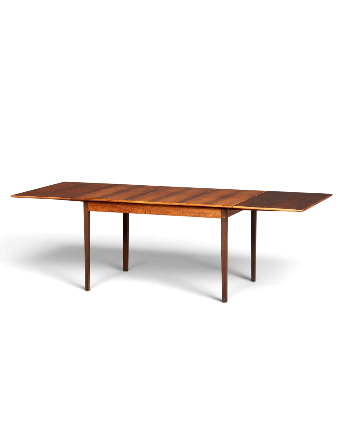 Hauptstadt Möblerei Mid Century Esstisch aus Palisander im Danish Design mit ausziehbarer Tischplatte