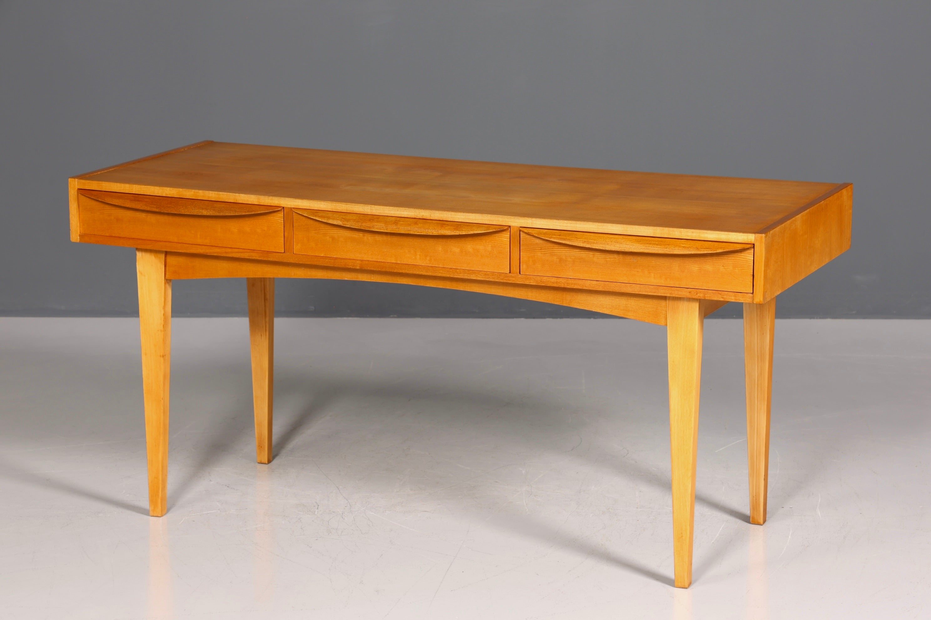 Wunderschöner Hellerau Schreibtisch Modell 602 Mid Century Franz Ehrlich Design Bürotisch Vintage Desk