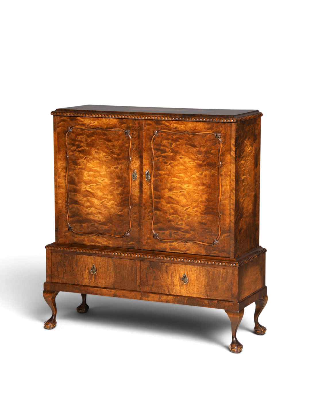 G365 Finish Stilvoller Original Art Deco Schrank Vertiko Sideboard um 1930 Highboard Kommode (Kopie)
